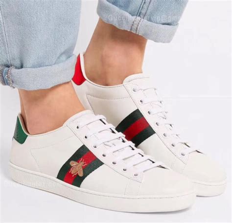 the best replica gucci ace sneakers from ioffer|Gucci ace jeans tongue.